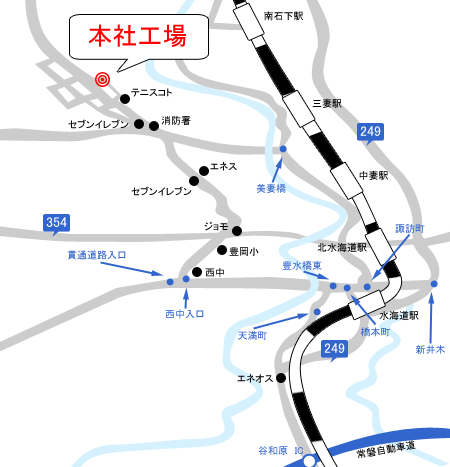 本社工場地図