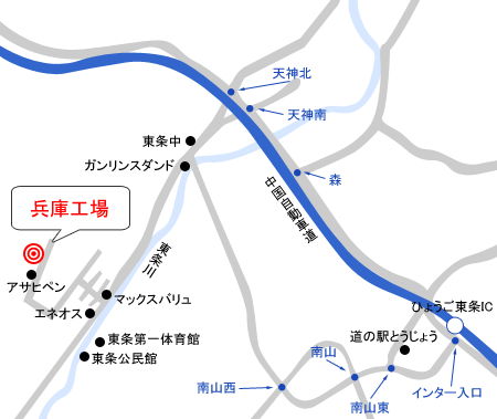 兵庫工場地図